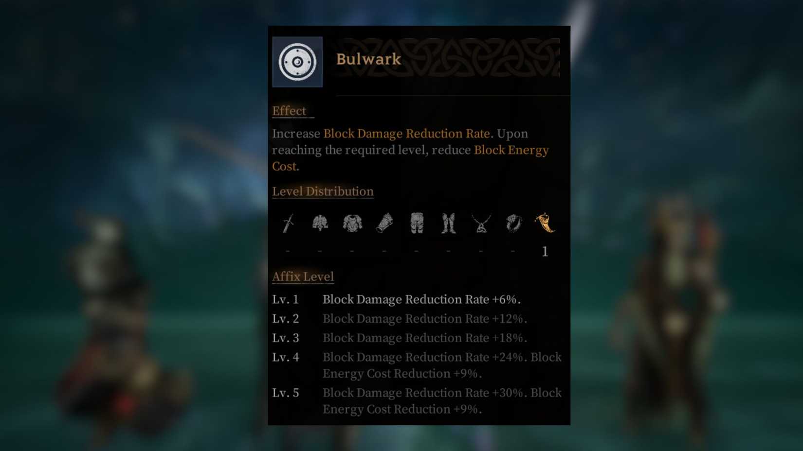Bulwark Mistfall Hunter Mercenary Sword and Shield