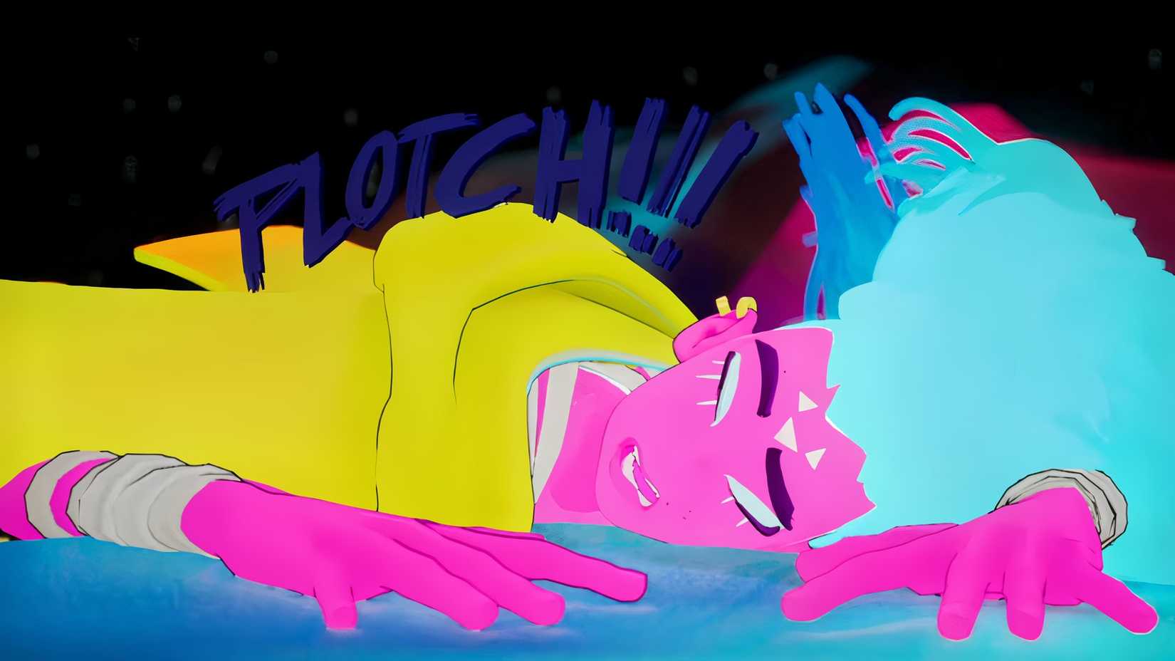Colorful image from Fading Echo