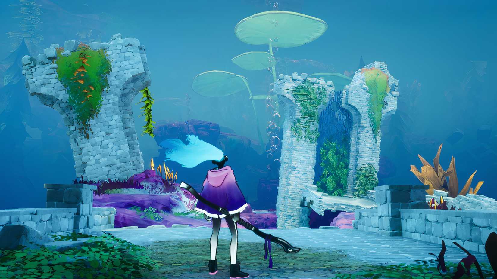 Image showin off the scenery in Fading Echo
