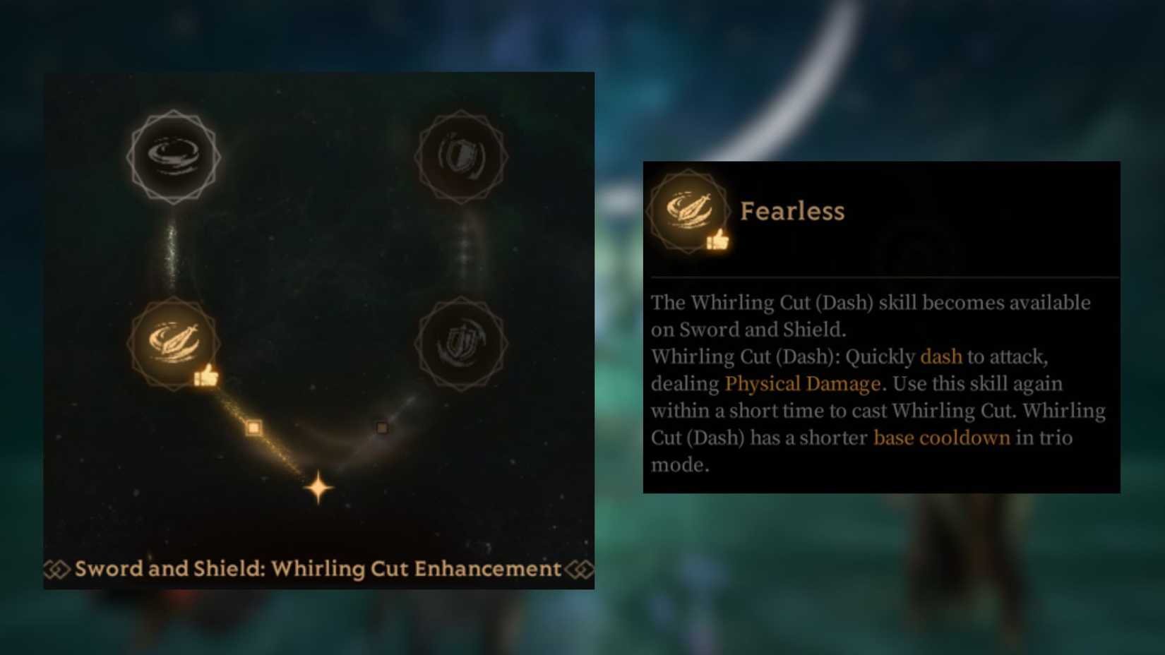 Fearless Mistfall Hunter Mercenary Sword and Shield