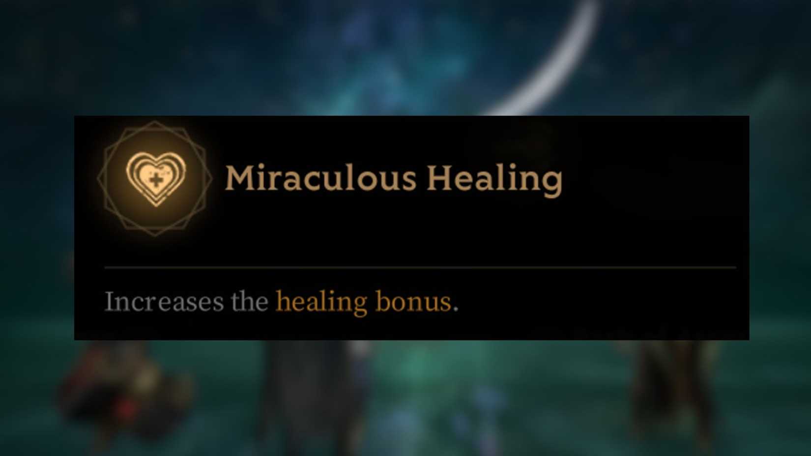 Miraculous Healing Mistfall Hunter Mercenary Sword and Shield