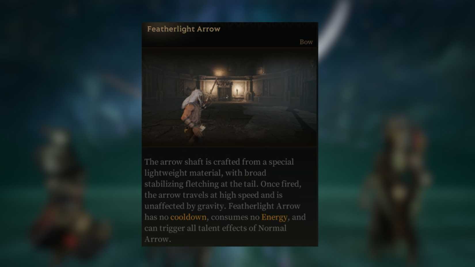 Mistfall Hunter Featherlight Arrow  Skill