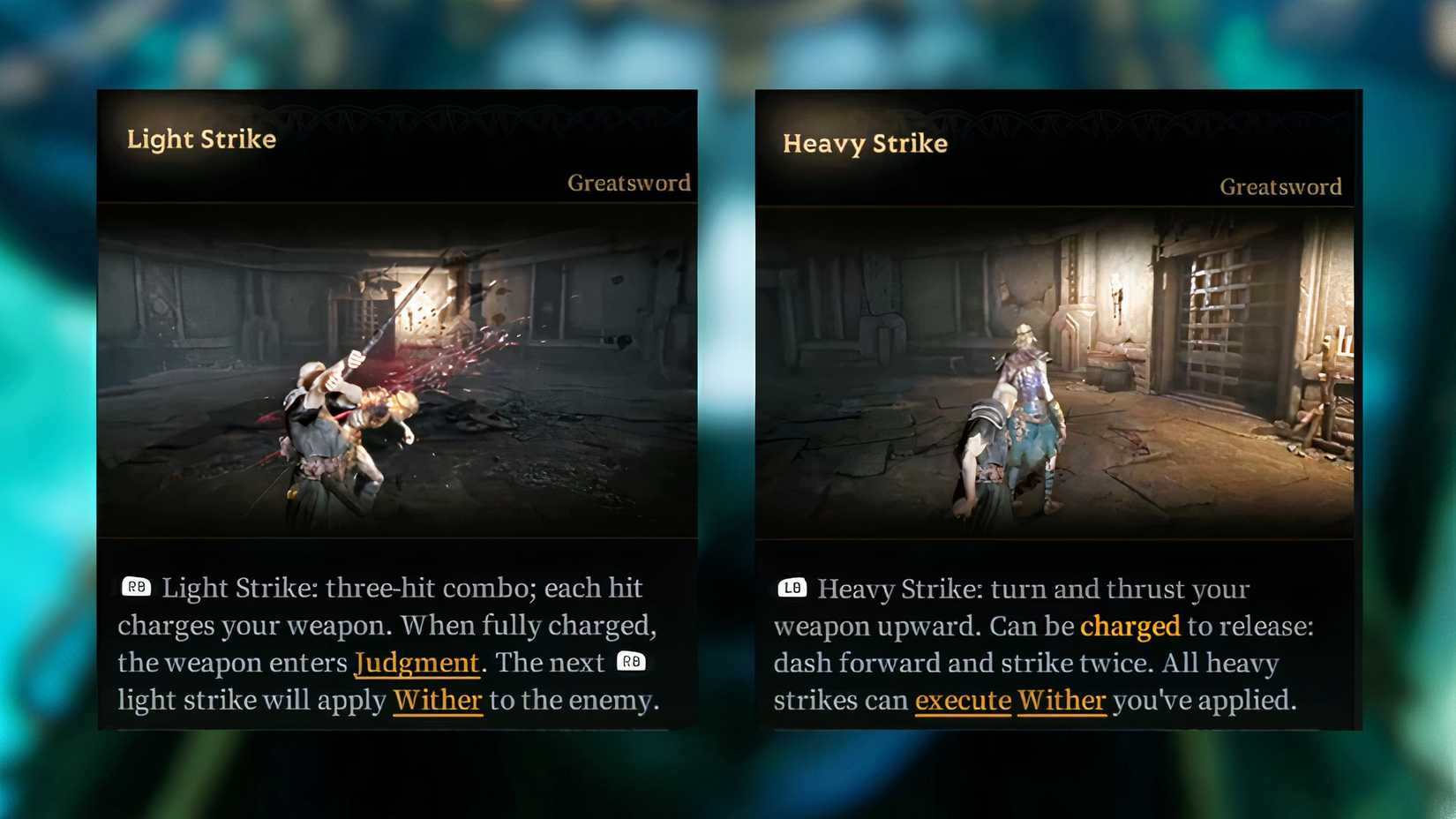 Mistfall Hunter Light and Heavy Strikes