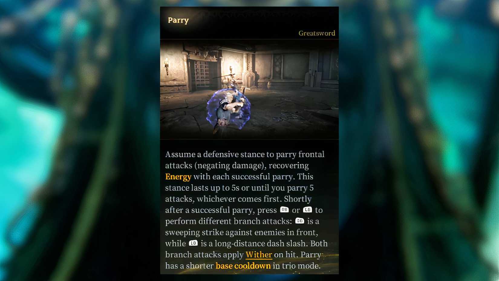 Mistfall Hunter Parry
