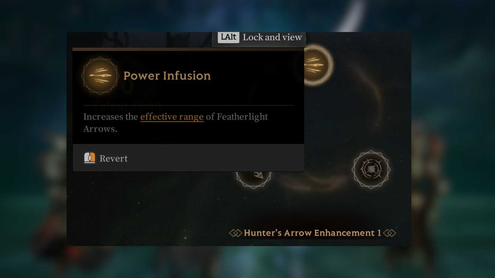 Mistfall Hunter Power Infusion Skill