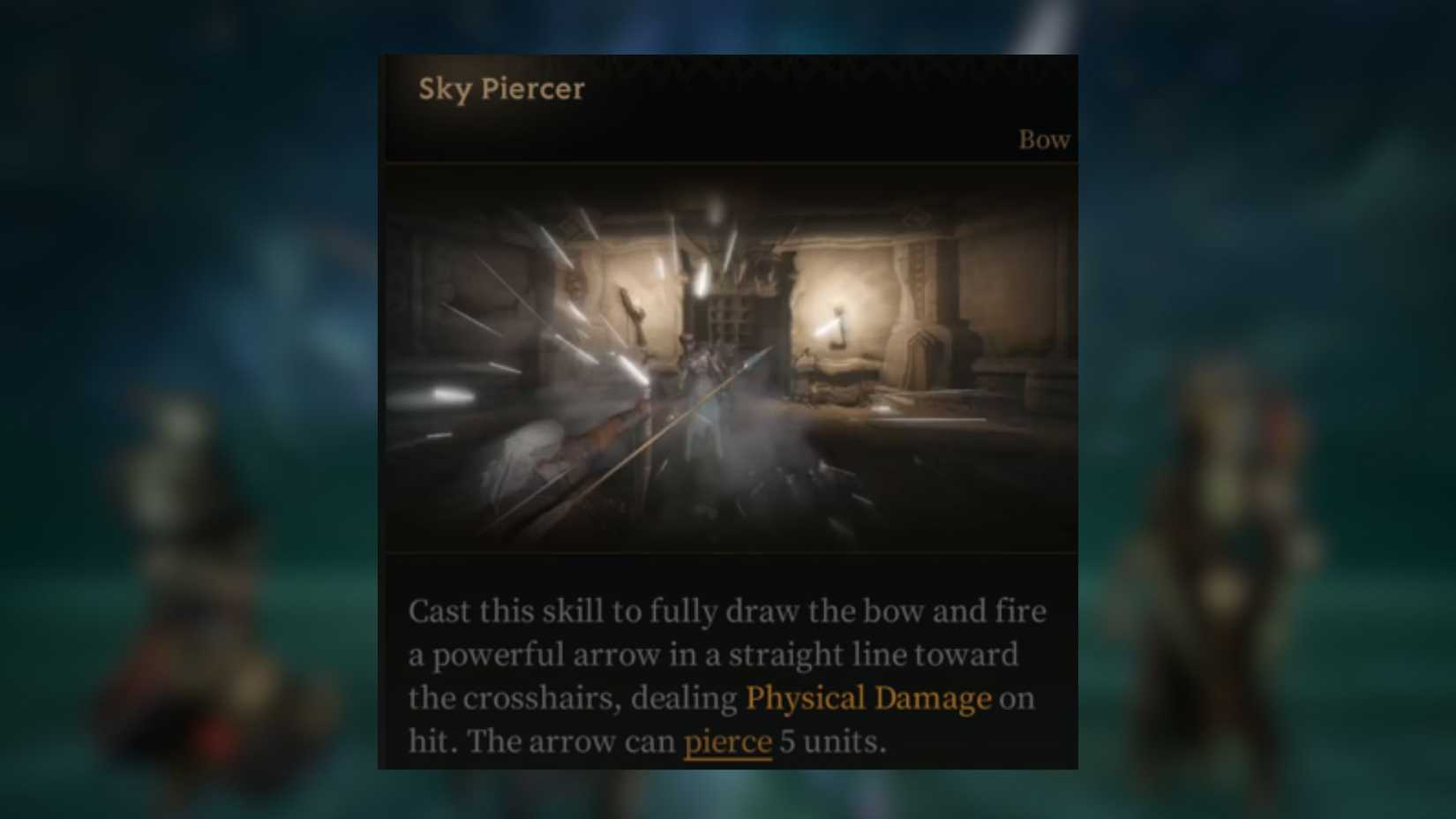 Mistfall Hunter Sky Piercer Skill