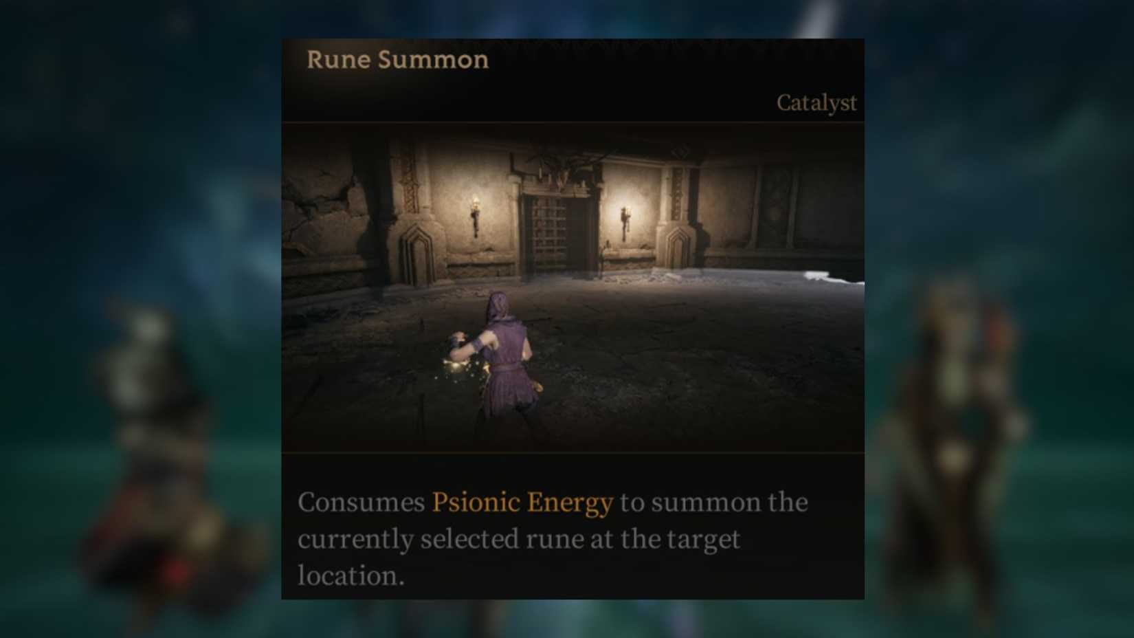 Rune Summon Mistfall Hunter Mercenary Sword and Shield