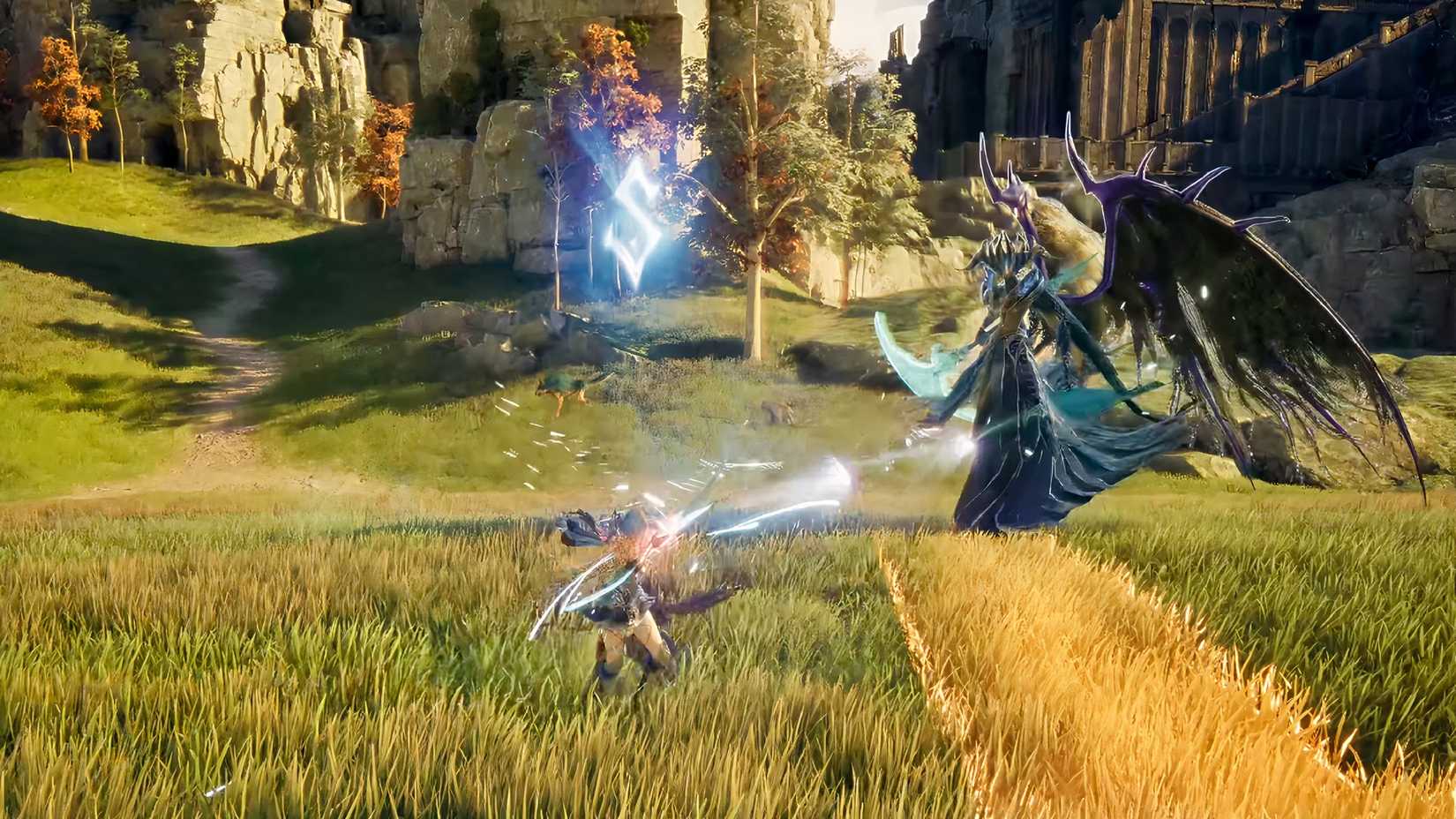 Combat scene from Aion 2.