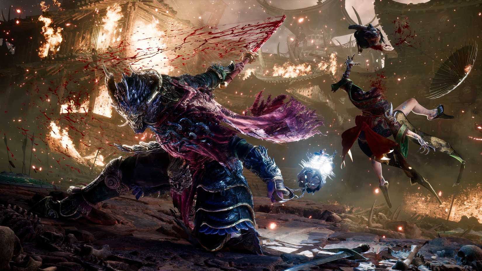 Lords of the Fallen 2 combat scene.